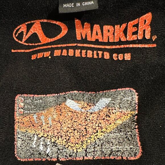 Marker Women’s Size 10 Black and White Ski Coat/Jacket Faux Fur Trim - Picture 6 of 15